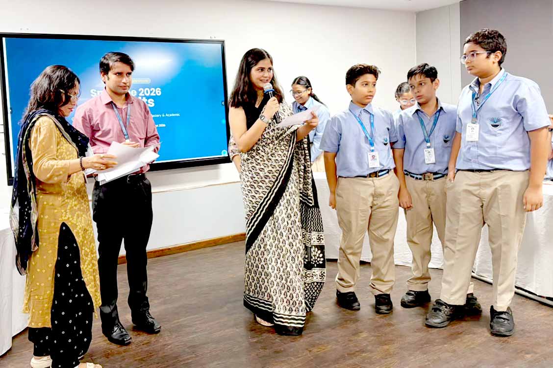 Middle School Inter-House Spell Bee Competition 2026 at The Khaitan School
