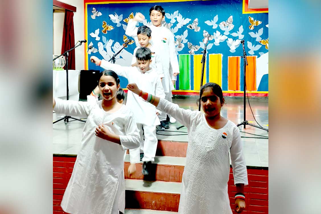 The Khaitan School Celebrates Independence Day with a Meaningful Assembly by Class 4F