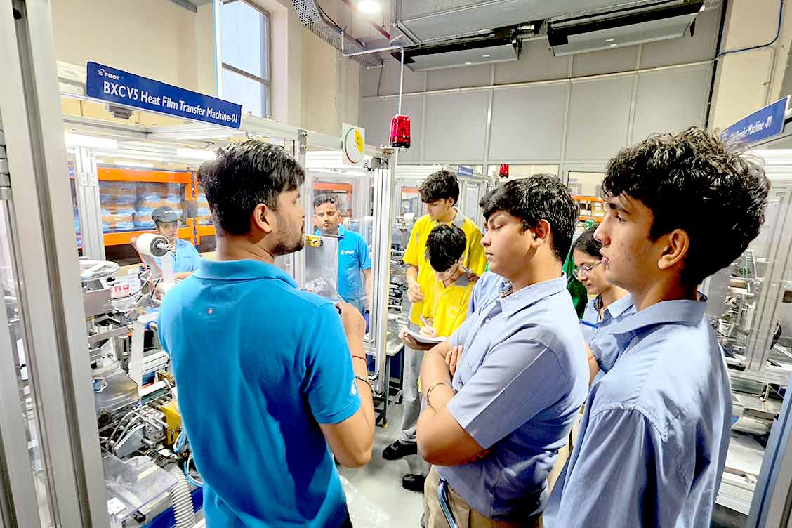 The Khaitan School Students Gain Industry Exposure at PILOT PEN India, Manesar