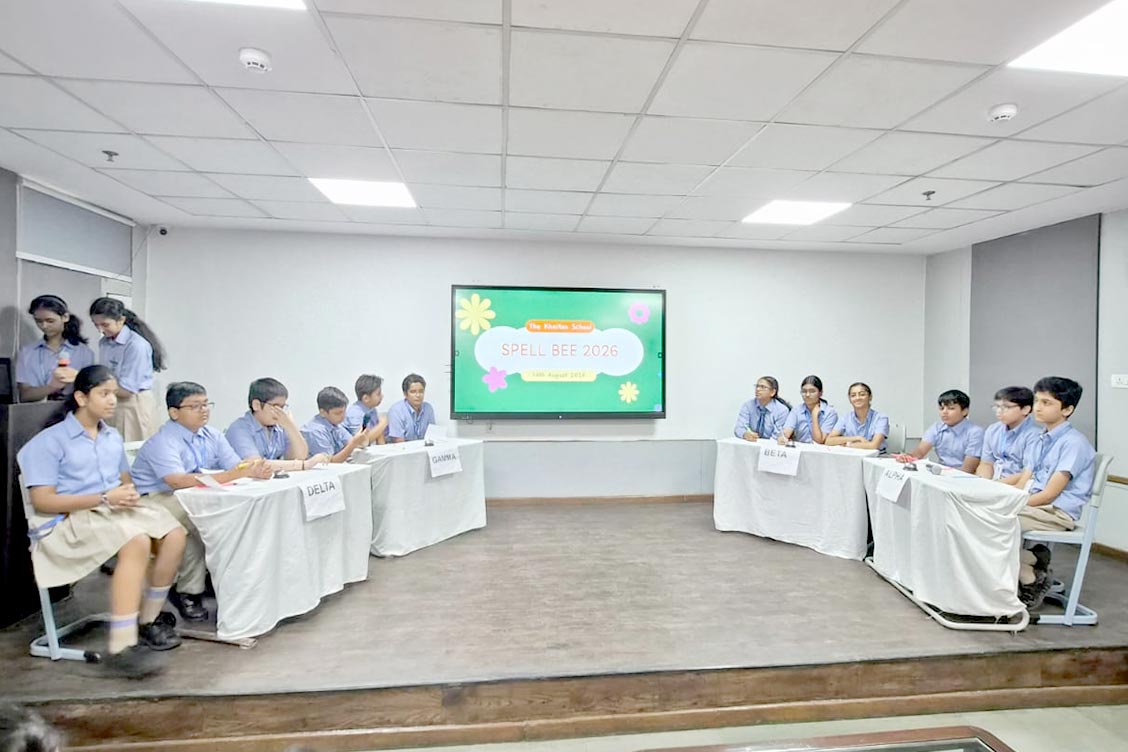 Middle School Inter-House Spell Bee Competition 2026 at The Khaitan School