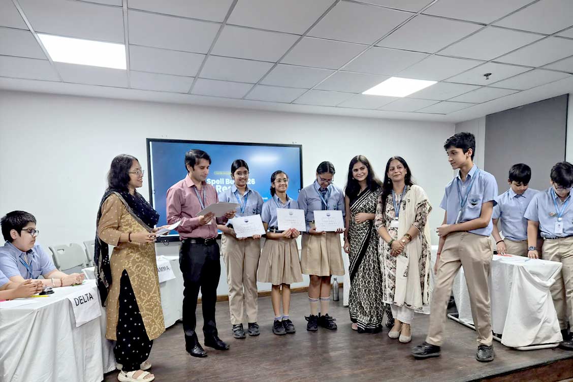 Middle School Inter-House Spell Bee Competition 2026 at The Khaitan School