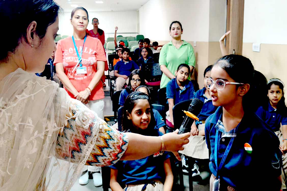 The Khaitan School Celebrates Independence Day with a Meaningful Assembly by Class 4F
