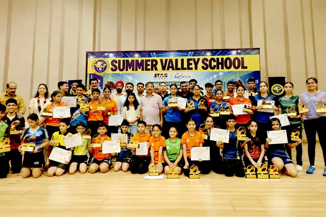 The Khaitan School’s Garv Singla Wins Two Titles at the 4th U.P. State Ranking Table Tennis Tournament 2026