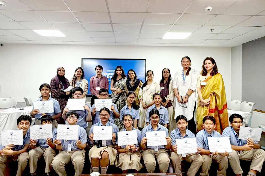 Middle School Inter-House Spell Bee Competition 2026 at The Khaitan School