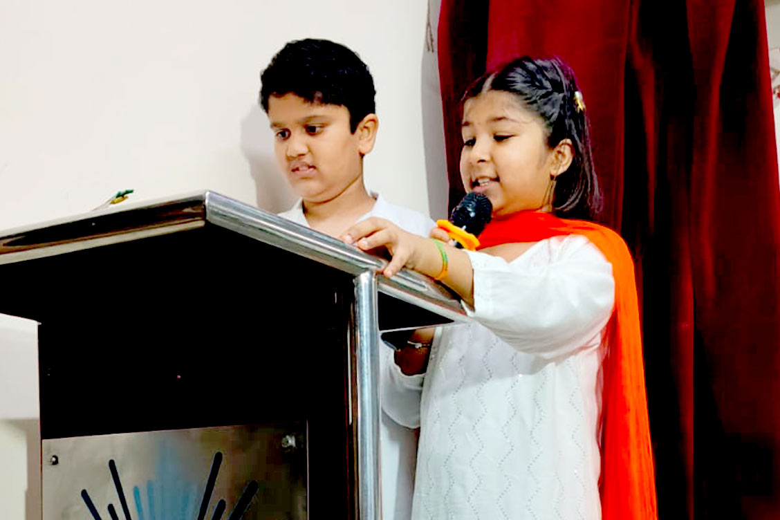 The Khaitan School Celebrates Independence Day with a Meaningful Assembly by Class 4F