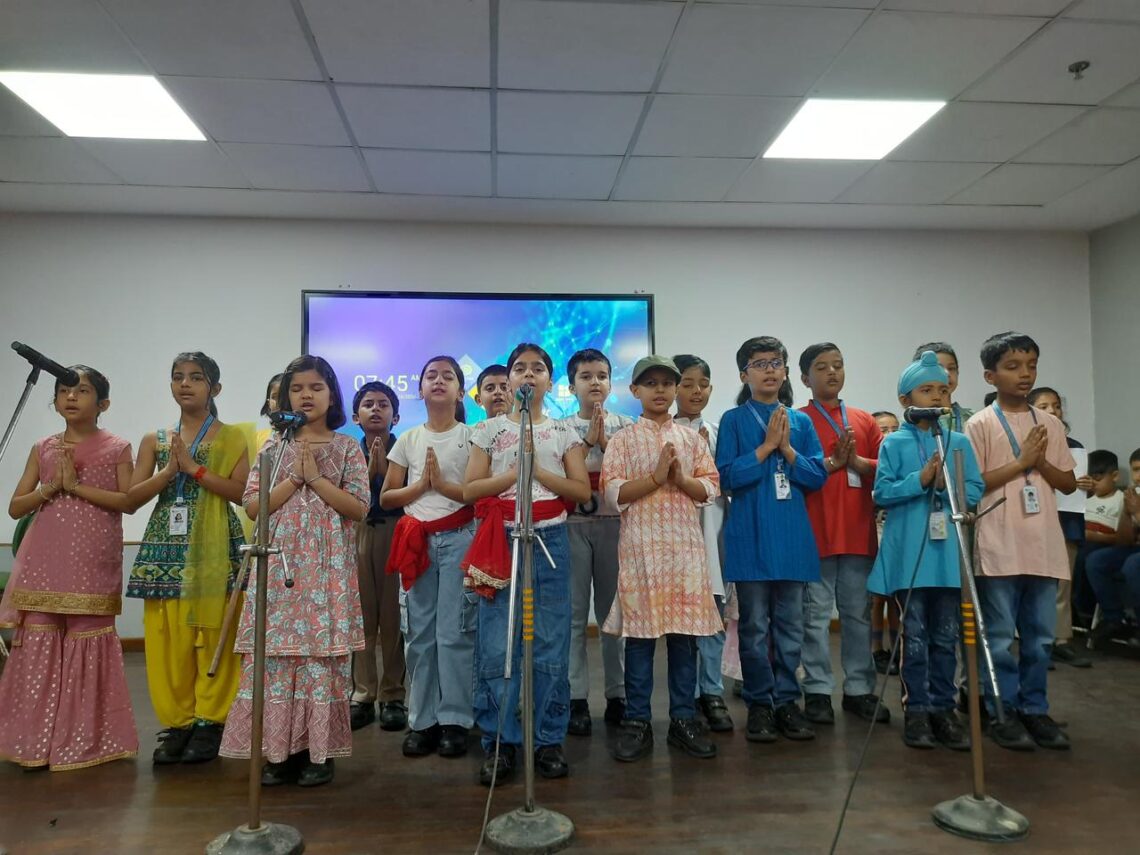The Khaitan School Grade 4H Celebrates Labour Day Through a Meaningful Class Assembly