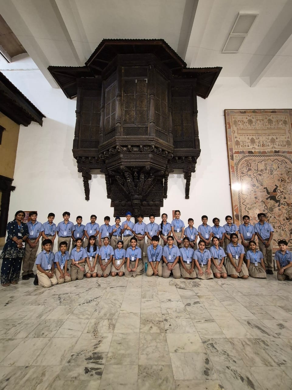 The Khaitan School Takes Grade VI Students on an Educational Trip to the National Crafts Museum, New Delhi
